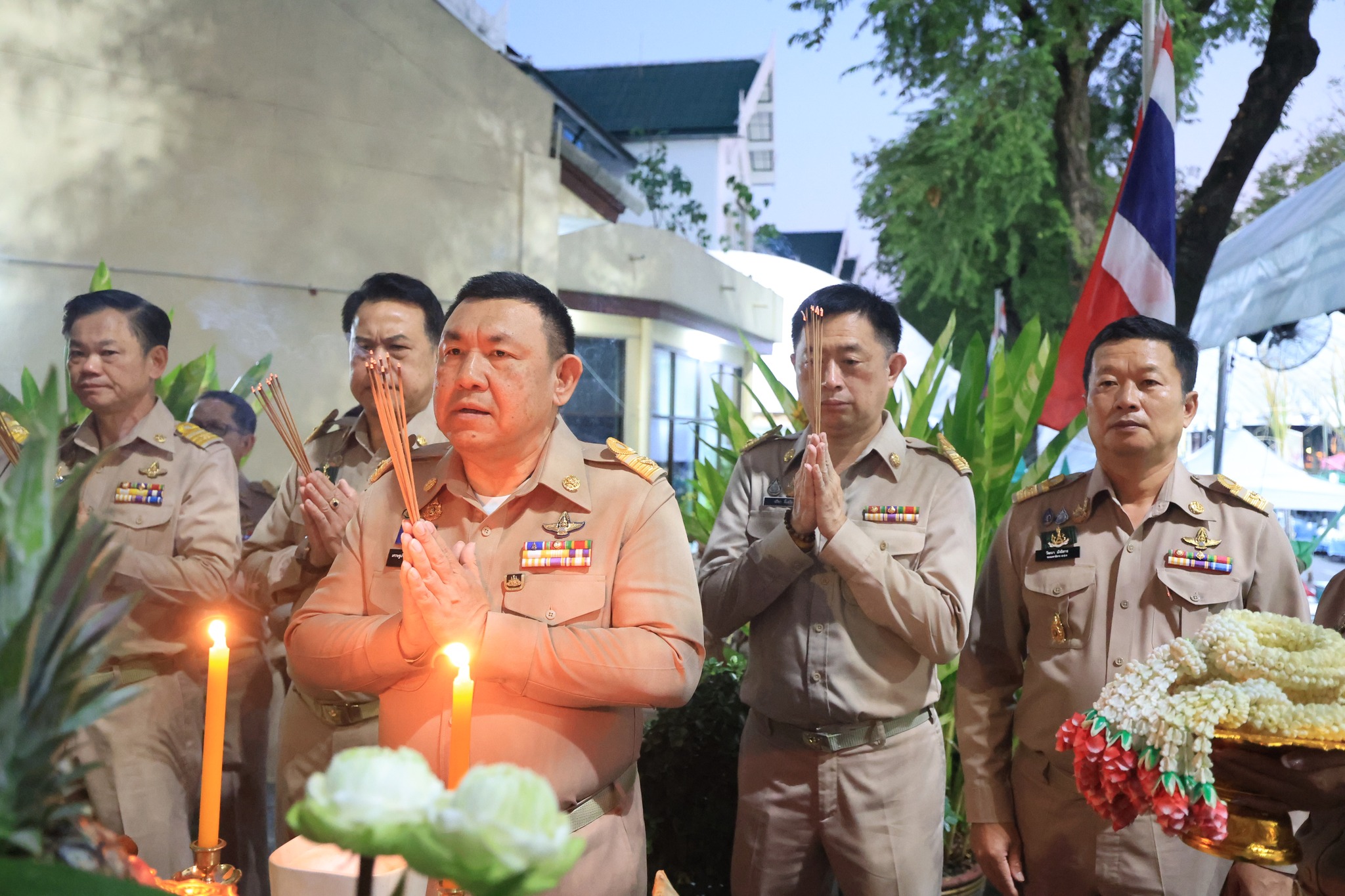 title - ส.ป.ก. จัดพิธีสักการะสิ่งศักดิ์สิทธิ์และพิธีสงฆ์ในโอกาสวันคล้ายวันสถาปนาครบรอบ 51 ปี